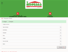 Tablet Screenshot of imocasaimoveis.com.br